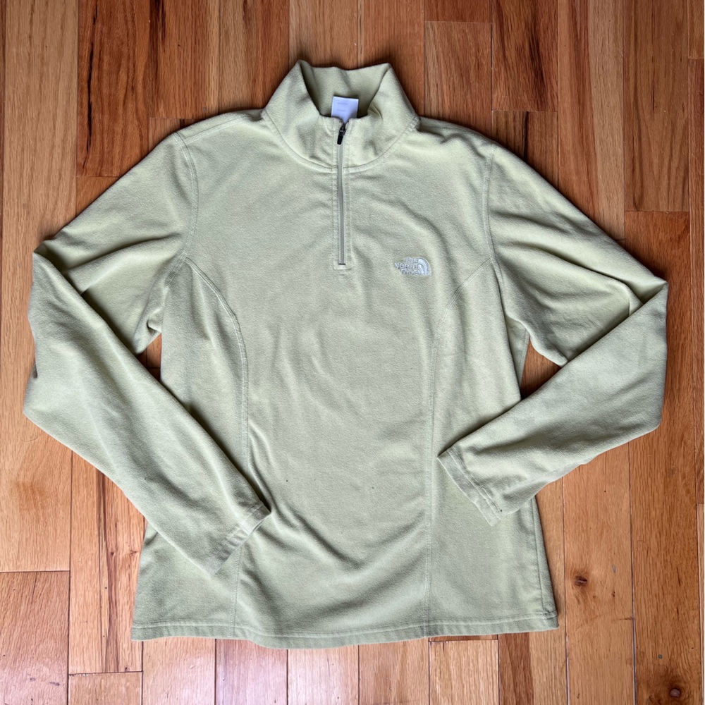 The North Face 3/4 zip long sleeves